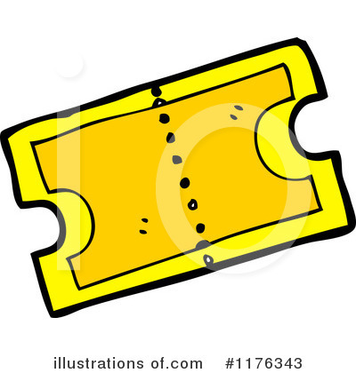 Royalty-Free (RF) Ticket Clipart Illustration by lineartestpilot - Stock Sample #1176343