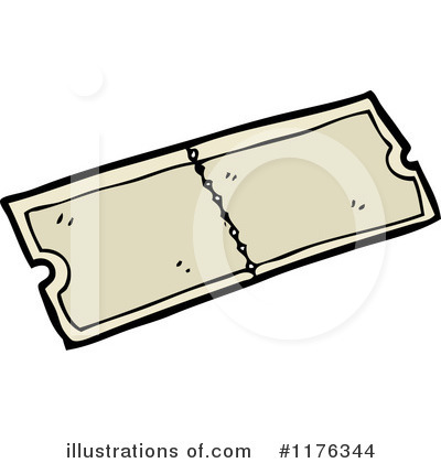 Royalty-Free (RF) Ticket Clipart Illustration by lineartestpilot - Stock Sample #1176344