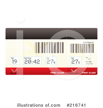 Plane Ticket Clipart #216741 by michaeltravers