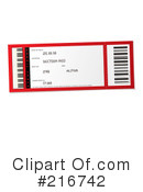 Ticket Clipart #216742 by michaeltravers