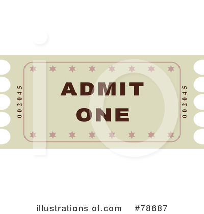 Ticket Clipart #78687 by Prawny
