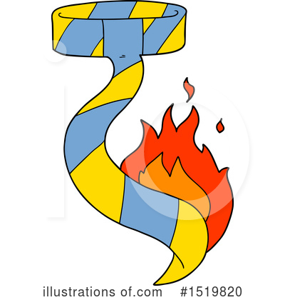 Burning Tie Clipart #1519820 by lineartestpilot