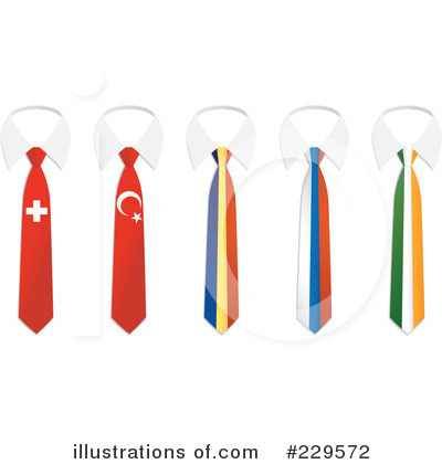 Royalty-Free (RF) Tie Clipart Illustration by Qiun - Stock Sample #229572