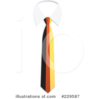 Royalty-Free (RF) Tie Clipart Illustration by Qiun - Stock Sample #229587