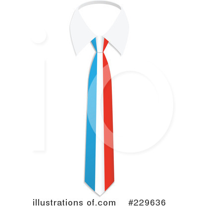 Royalty-Free (RF) Tie Clipart Illustration by Qiun - Stock Sample #229636