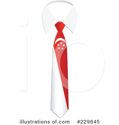 Royalty-Free (RF) Tie Clipart Illustration by Qiun - Stock Sample #229645