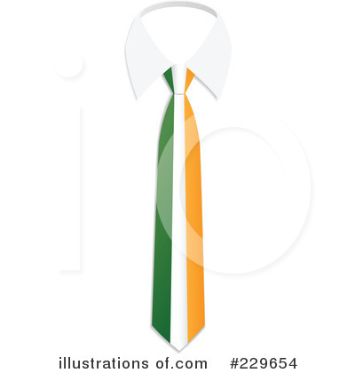 Royalty-Free (RF) Tie Clipart Illustration by Qiun - Stock Sample #229654