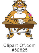 Tiger Character Clipart #62825 by Mascot Junction
