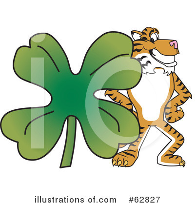 Royalty-Free (RF) Tiger Character Clipart Illustration by Mascot Junction - Stock Sample #62827