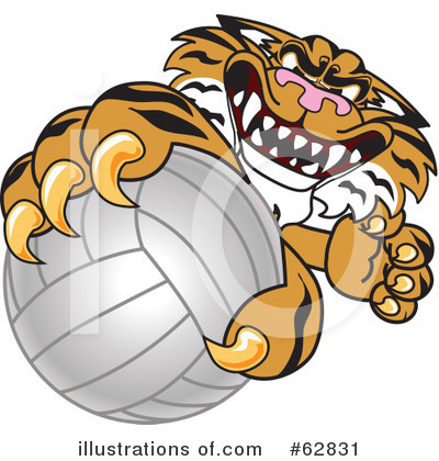 Royalty-Free (RF) Tiger Character Clipart Illustration by Mascot Junction - Stock Sample #62831