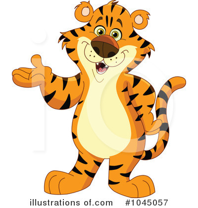 Royalty-Free (RF) Tiger Clipart Illustration by yayayoyo - Stock Sample #1045057