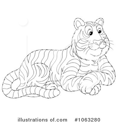 Tiger Clipart #1063280 by Alex Bannykh