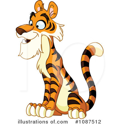Royalty-Free (RF) Tiger Clipart Illustration by yayayoyo - Stock Sample #1087512