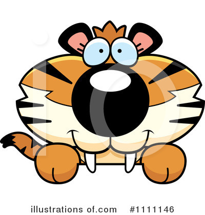 Royalty-Free (RF) Tiger Clipart Illustration by Cory Thoman - Stock Sample #1111146