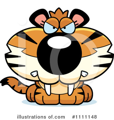 Royalty-Free (RF) Tiger Clipart Illustration by Cory Thoman - Stock Sample #1111148