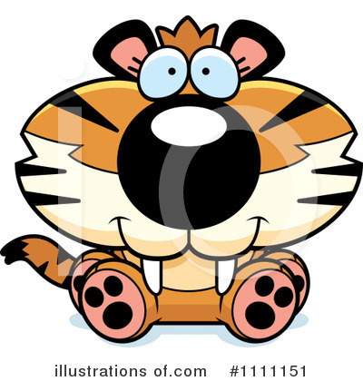 Royalty-Free (RF) Tiger Clipart Illustration by Cory Thoman - Stock Sample #1111151