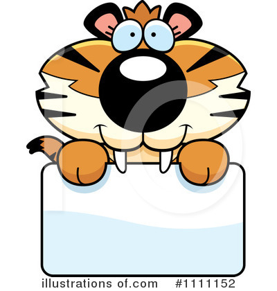 Royalty-Free (RF) Tiger Clipart Illustration by Cory Thoman - Stock Sample #1111152