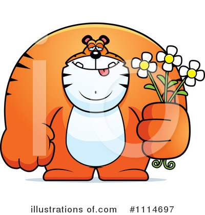 Royalty-Free (RF) Tiger Clipart Illustration by Cory Thoman - Stock Sample #1114697