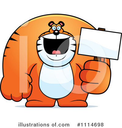 Royalty-Free (RF) Tiger Clipart Illustration by Cory Thoman - Stock Sample #1114698