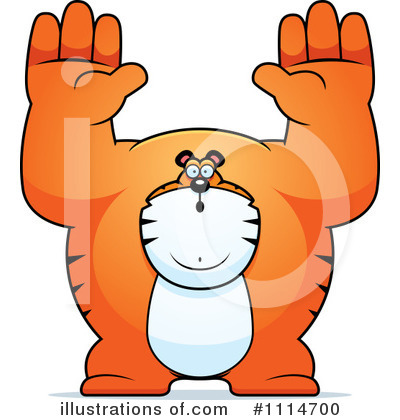 Royalty-Free (RF) Tiger Clipart Illustration by Cory Thoman - Stock Sample #1114700