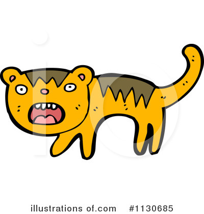 Royalty-Free (RF) Tiger Clipart Illustration by lineartestpilot - Stock Sample #1130685