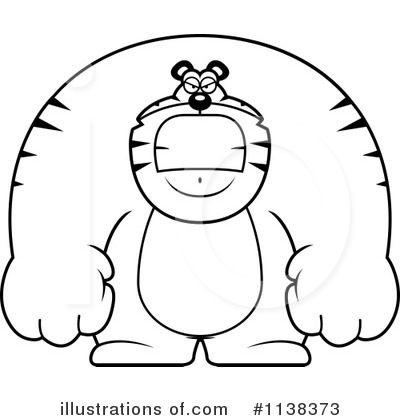 Royalty-Free (RF) Tiger Clipart Illustration by Cory Thoman - Stock Sample #1138373