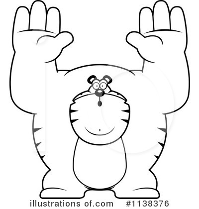 Royalty-Free (RF) Tiger Clipart Illustration by Cory Thoman - Stock Sample #1138376
