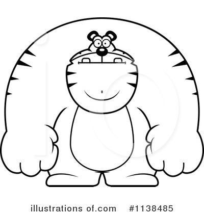 Royalty-Free (RF) Tiger Clipart Illustration by Cory Thoman - Stock Sample #1138485