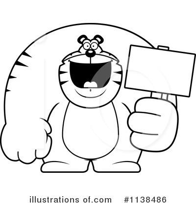 Royalty-Free (RF) Tiger Clipart Illustration by Cory Thoman - Stock Sample #1138486