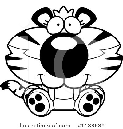 Royalty-Free (RF) Tiger Clipart Illustration by Cory Thoman - Stock Sample #1138639