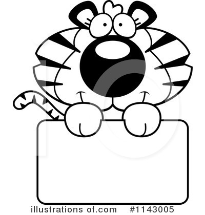 Royalty-Free (RF) Tiger Clipart Illustration by Cory Thoman - Stock Sample #1143005