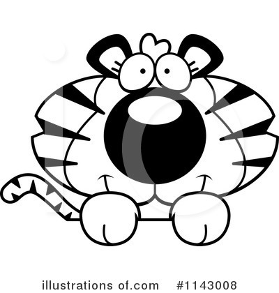 Royalty-Free (RF) Tiger Clipart Illustration by Cory Thoman - Stock Sample #1143008
