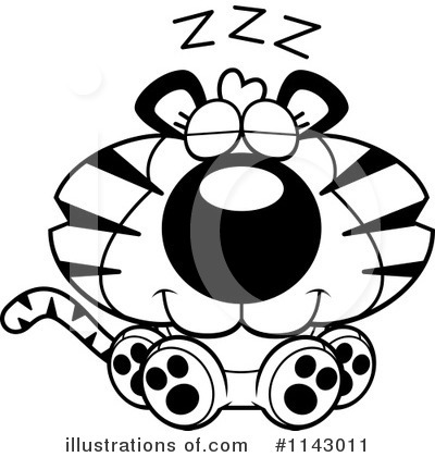 Royalty-Free (RF) Tiger Clipart Illustration by Cory Thoman - Stock Sample #1143011