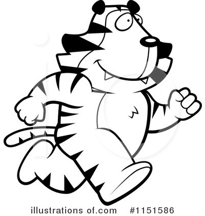 Royalty-Free (RF) Tiger Clipart Illustration by Cory Thoman - Stock Sample #1151586