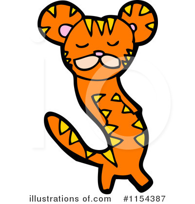 Tiger Clipart #1154387 by lineartestpilot