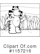 Tiger Clipart #1157216 by Cory Thoman