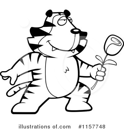 Royalty-Free (RF) Tiger Clipart Illustration by Cory Thoman - Stock Sample #1157748