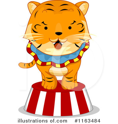 Royalty-Free (RF) Tiger Clipart Illustration by BNP Design Studio - Stock Sample #1163484