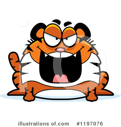Royalty-Free (RF) Tiger Clipart Illustration by Cory Thoman - Stock Sample #1197076