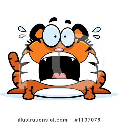 Royalty-Free (RF) Tiger Clipart Illustration by Cory Thoman - Stock Sample #1197078