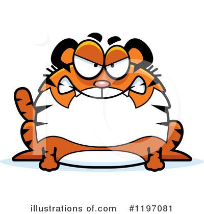 Royalty-Free (RF) Tiger Clipart Illustration by Cory Thoman - Stock Sample #1197081