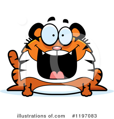 Royalty-Free (RF) Tiger Clipart Illustration by Cory Thoman - Stock Sample #1197083