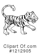 Tiger Clipart #1212905 by AtStockIllustration