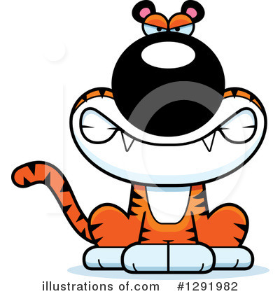Royalty-Free (RF) Tiger Clipart Illustration by Cory Thoman - Stock Sample #1291982