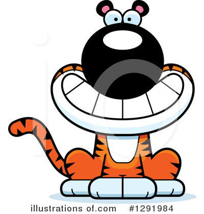 Royalty-Free (RF) Tiger Clipart Illustration by Cory Thoman - Stock Sample #1291984