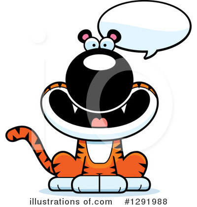 Royalty-Free (RF) Tiger Clipart Illustration by Cory Thoman - Stock Sample #1291988
