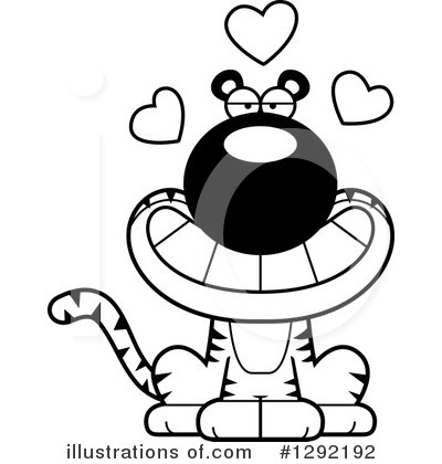 Royalty-Free (RF) Tiger Clipart Illustration by Cory Thoman - Stock Sample #1292192