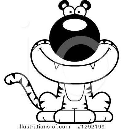 Royalty-Free (RF) Tiger Clipart Illustration by Cory Thoman - Stock Sample #1292199