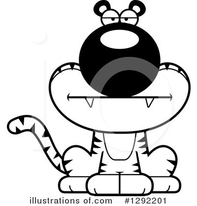 Royalty-Free (RF) Tiger Clipart Illustration by Cory Thoman - Stock Sample #1292201