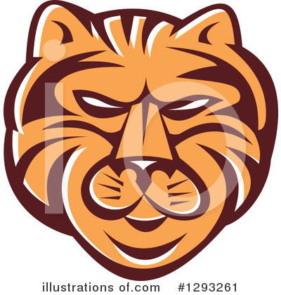 Royalty-Free (RF) Tiger Clipart Illustration by patrimonio - Stock Sample #1293261